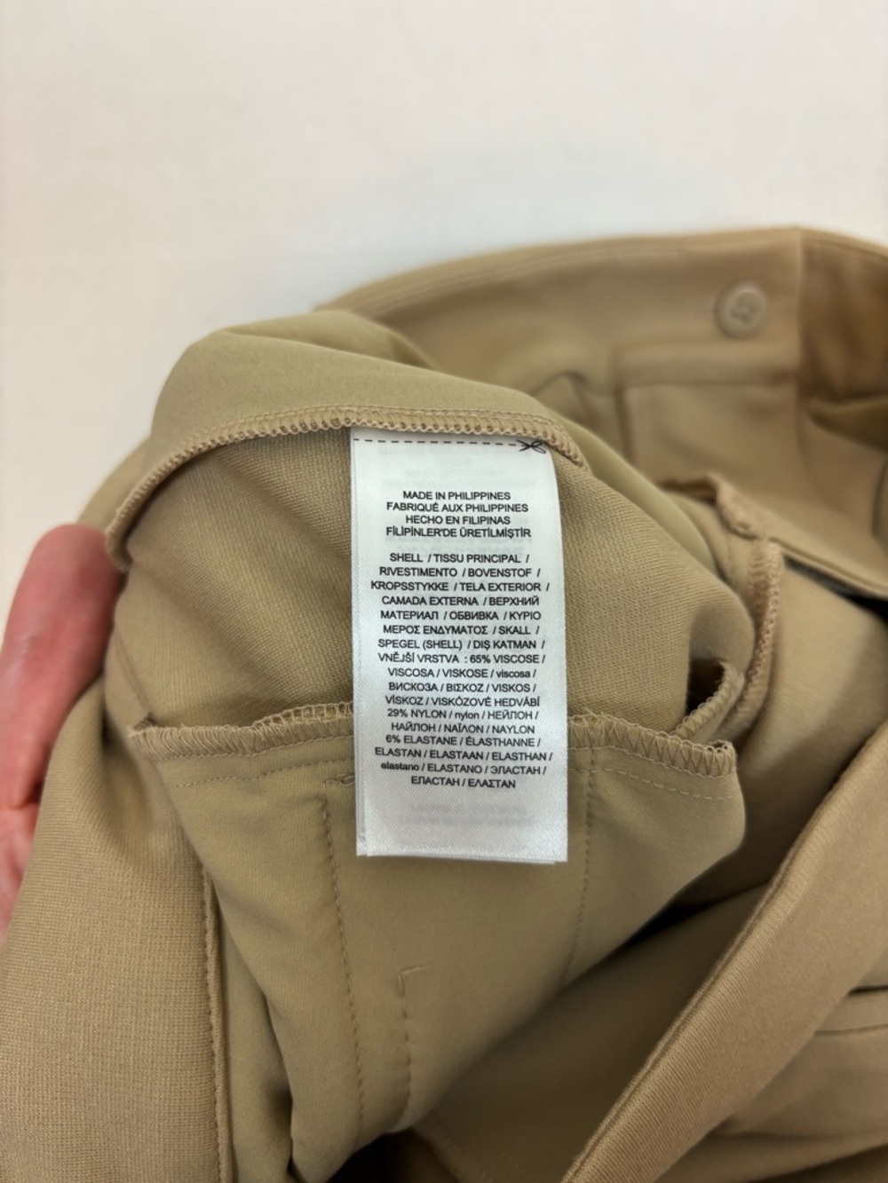 Lauren Ralph Lauren Ponte Ankle Pants in Tan Size XL - Picture 11 of 16